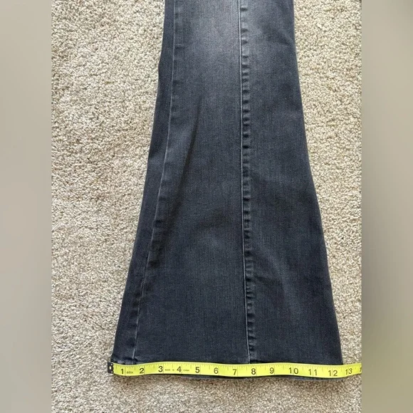 NWT Free People We the Free After Dark Mid Rise Flare Vintage Black Size… - Picture 11 of 14